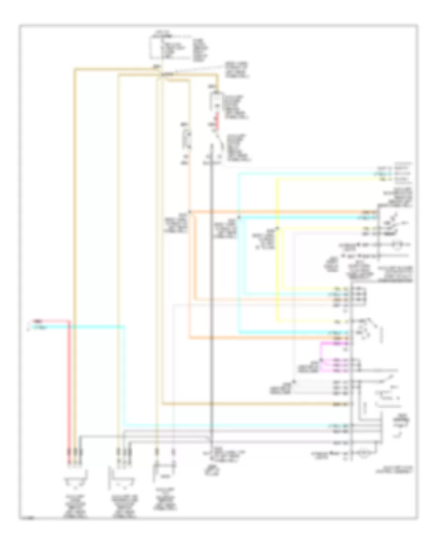 Manual AC Wiring Diagram (2 of 2) for Chevrolet Venture LS 2001
