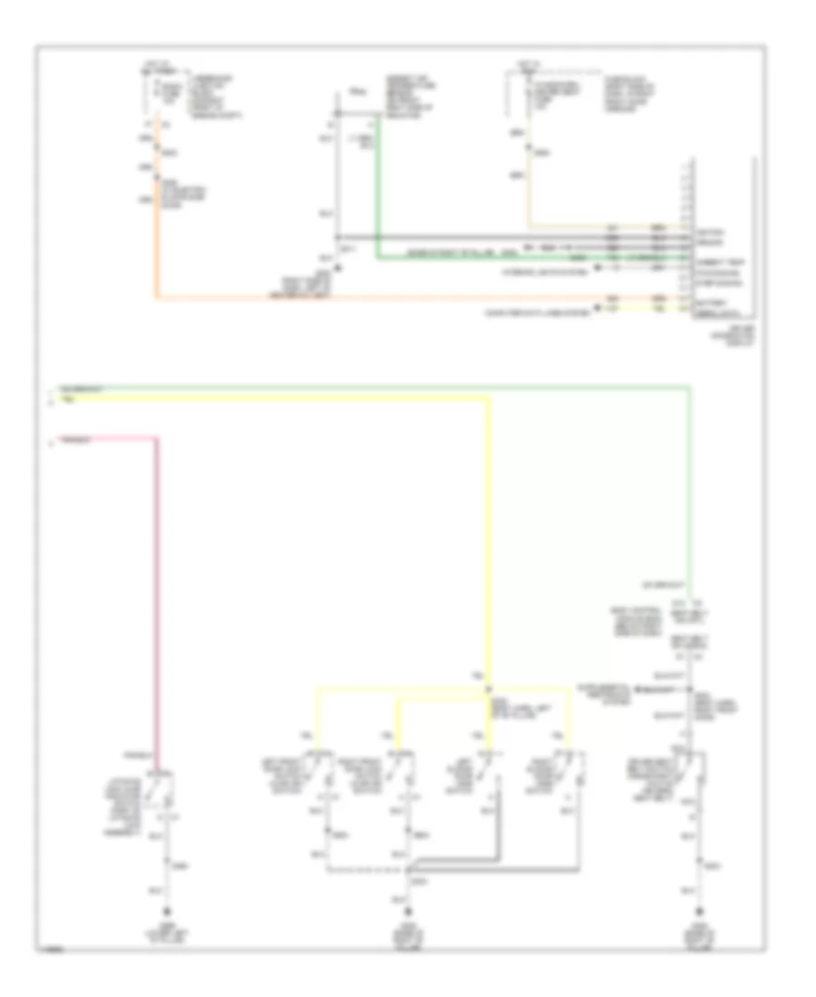Instrument Cluster Wiring Diagram 2 of 2 for Chevrolet Venture LS 2001