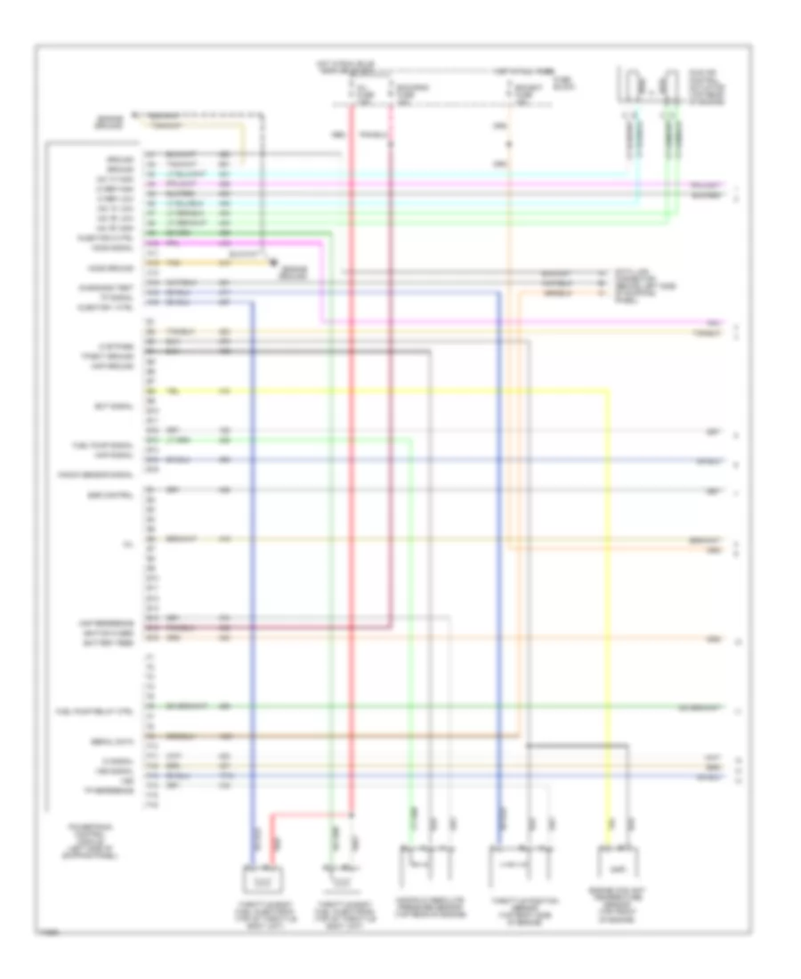 4.3L (VIN Z), Engine Performance Wiring Diagrams, MT (1 of 2) for Chevrolet Chevy Van G30 1995