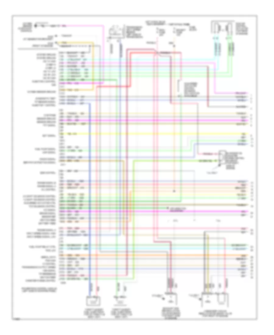 5 7L VIN K Engine Performance Wiring Diagrams Cutaway Chassis 1 of 3 for Chevrolet Chevy Van G30 1995