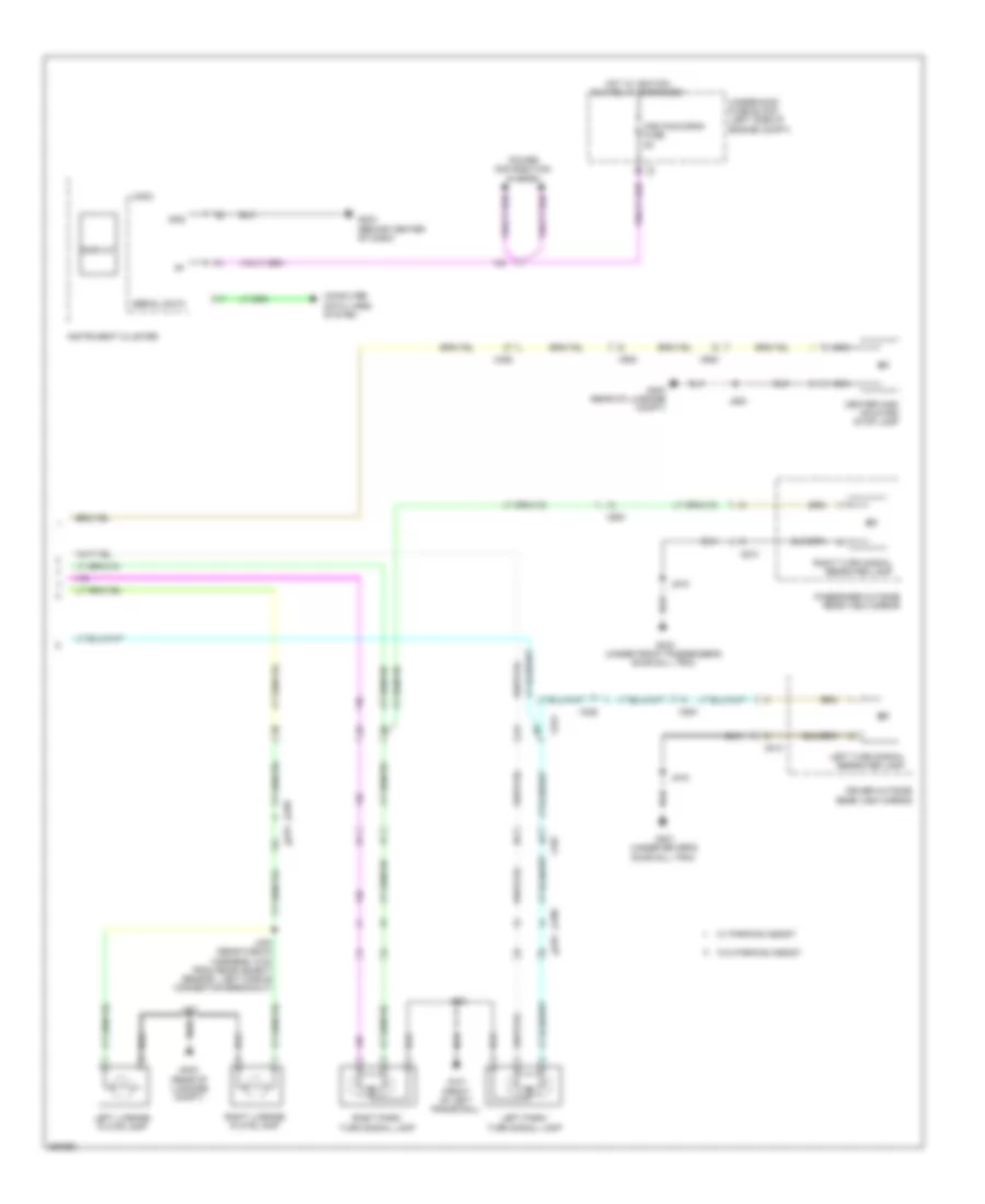 Exterior Lamps Wiring Diagram (2 of 2) for Chevrolet Volt 2011