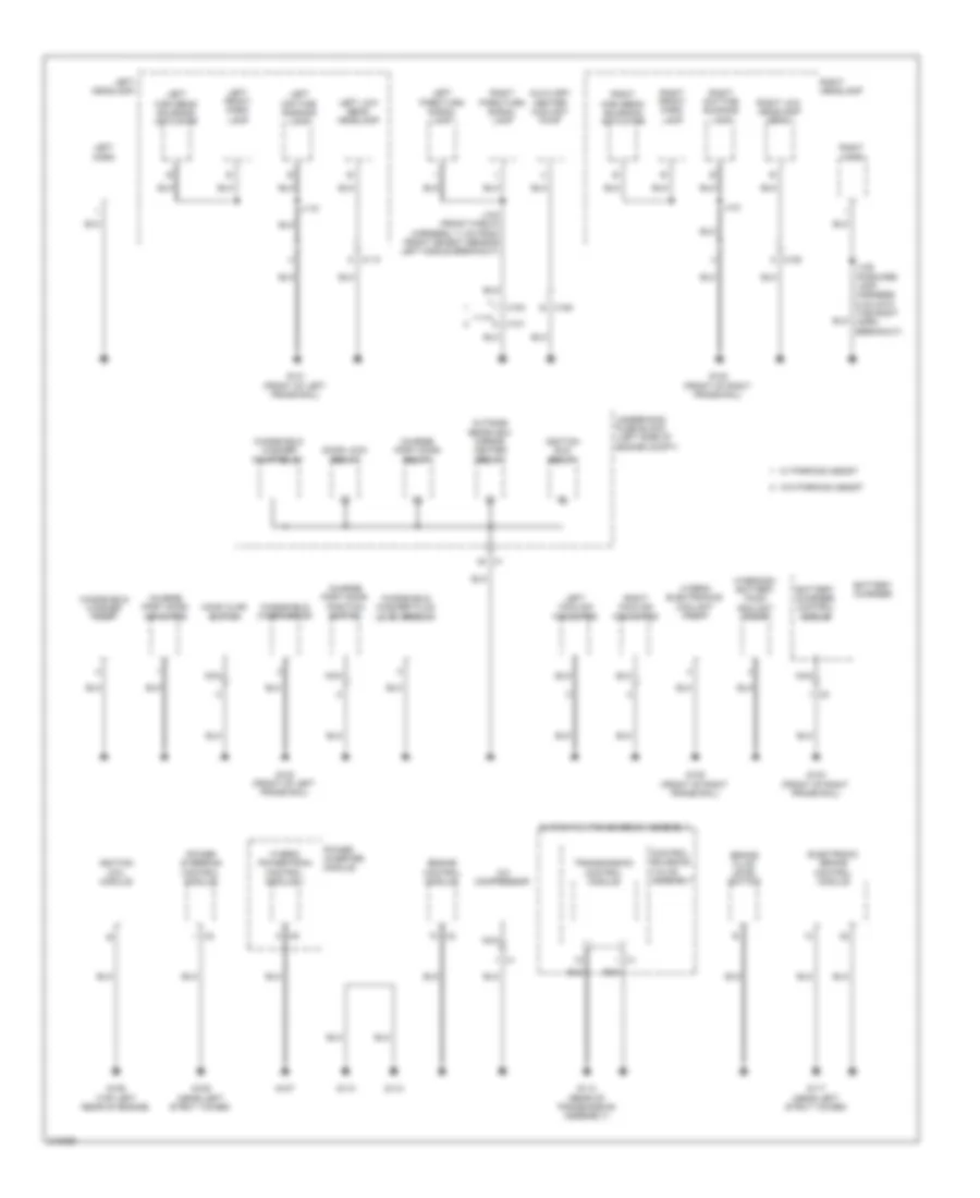 Ground Distribution Wiring Diagram 1 of 4 for Chevrolet Volt 2011
