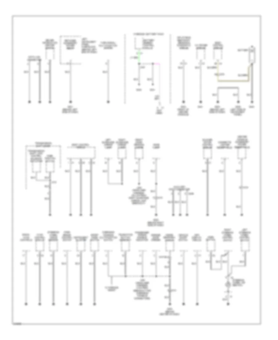Ground Distribution Wiring Diagram 2 of 4 for Chevrolet Volt 2011