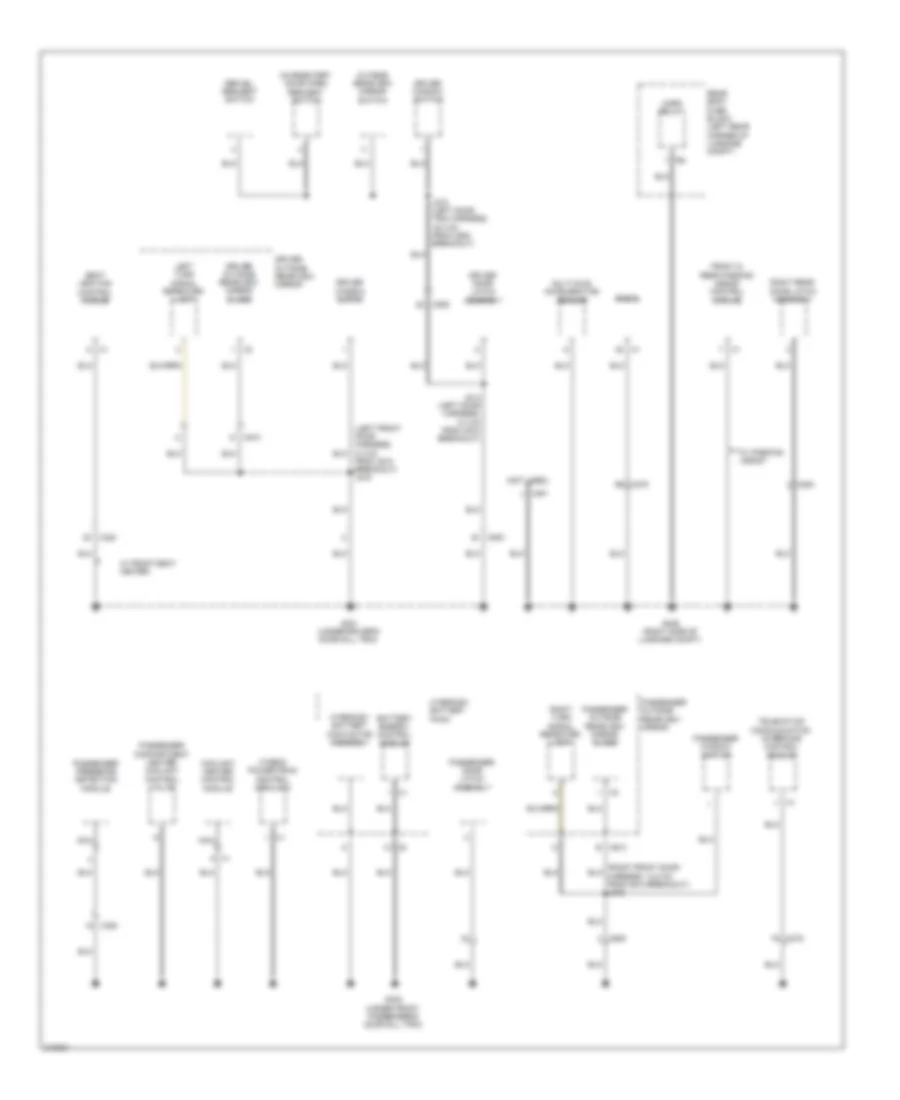 Ground Distribution Wiring Diagram 3 of 4 for Chevrolet Volt 2011