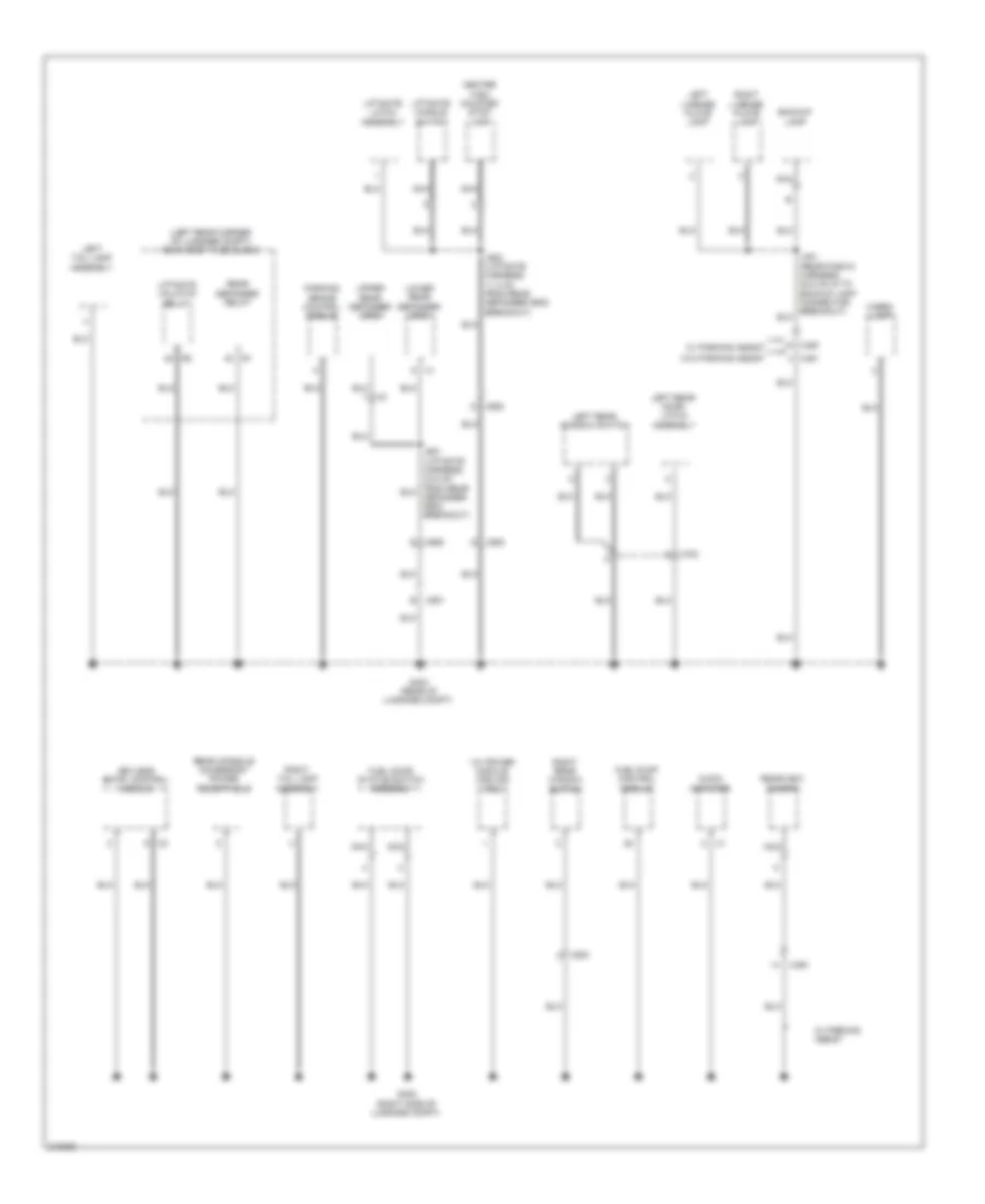 Ground Distribution Wiring Diagram (4 of 4) for Chevrolet Volt 2011