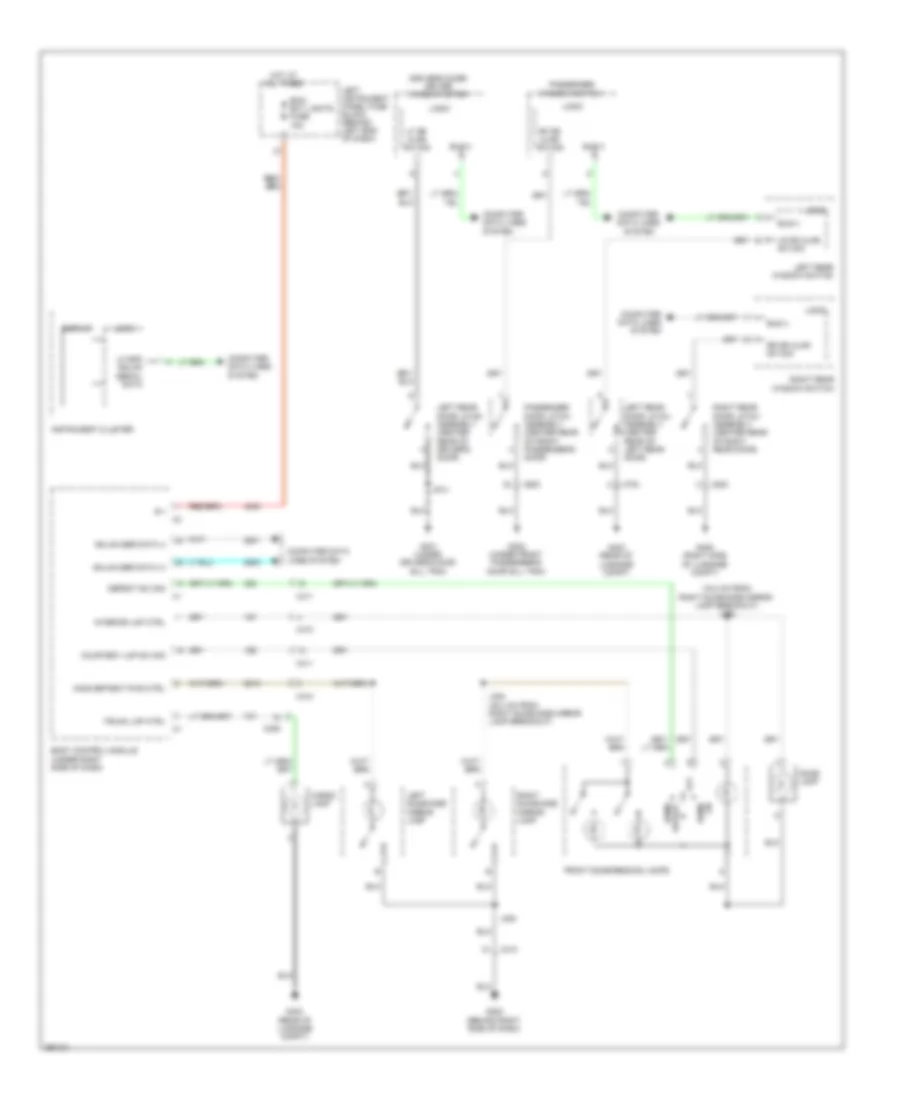 Courtesy Lamps Wiring Diagram for Chevrolet Volt 2011