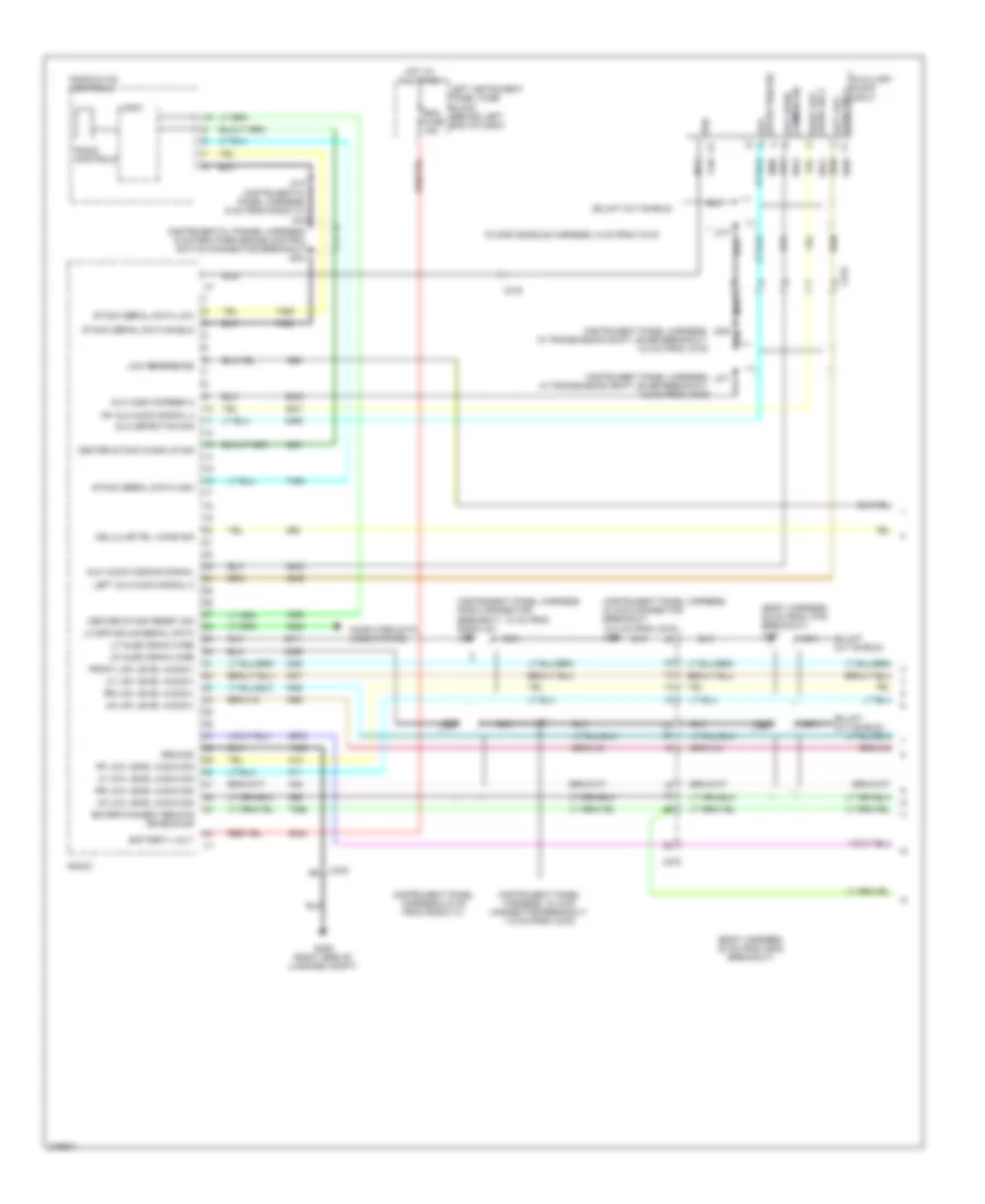Navigation Wiring Diagram 1 of 3 for Chevrolet Volt 2011