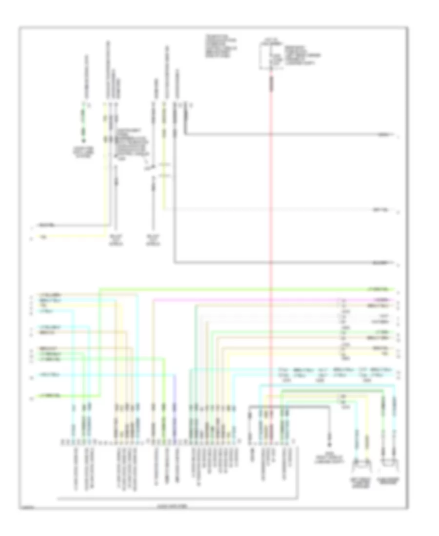 Navigation Wiring Diagram 2 of 3 for Chevrolet Volt 2011