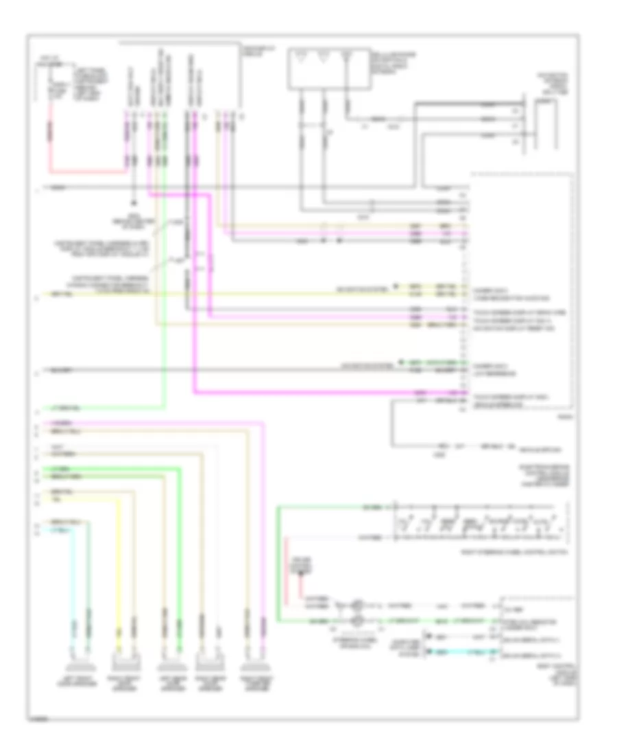Navigation Wiring Diagram 3 of 3 for Chevrolet Volt 2011