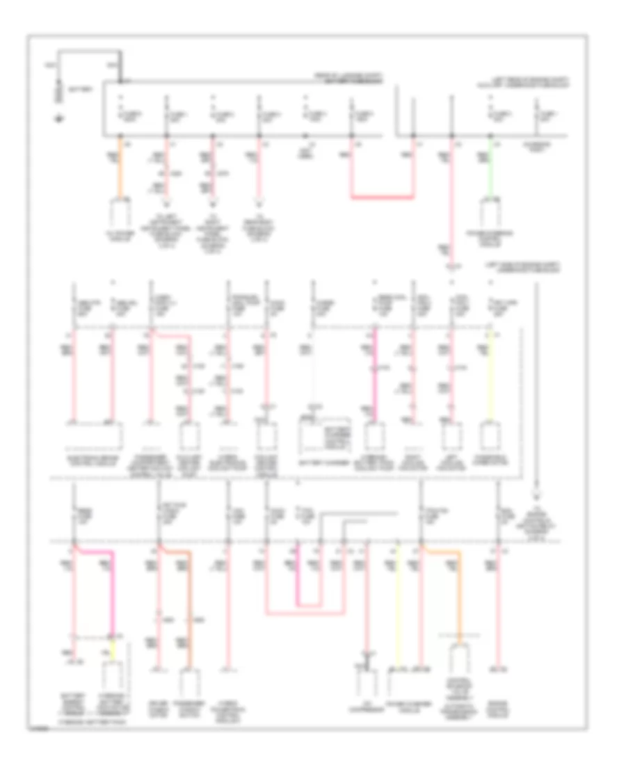 Power Distribution Wiring Diagram 1 of 4 for Chevrolet Volt 2011