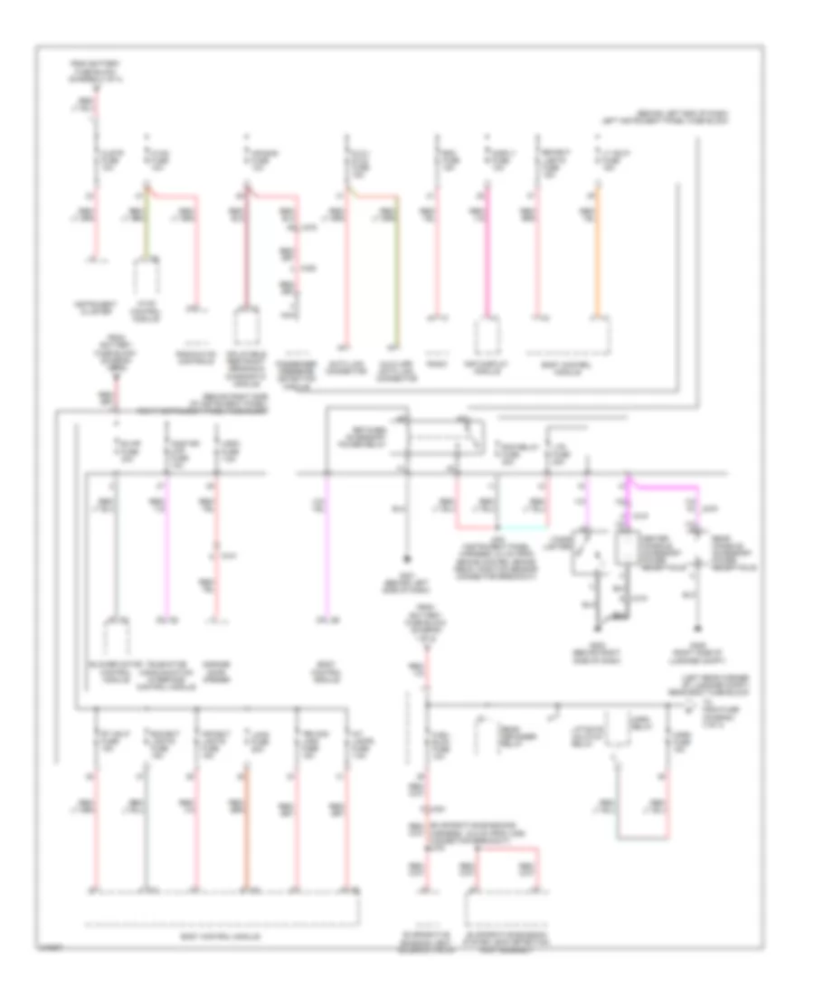 Power Distribution Wiring Diagram (3 of 4) for Chevrolet Volt 2011