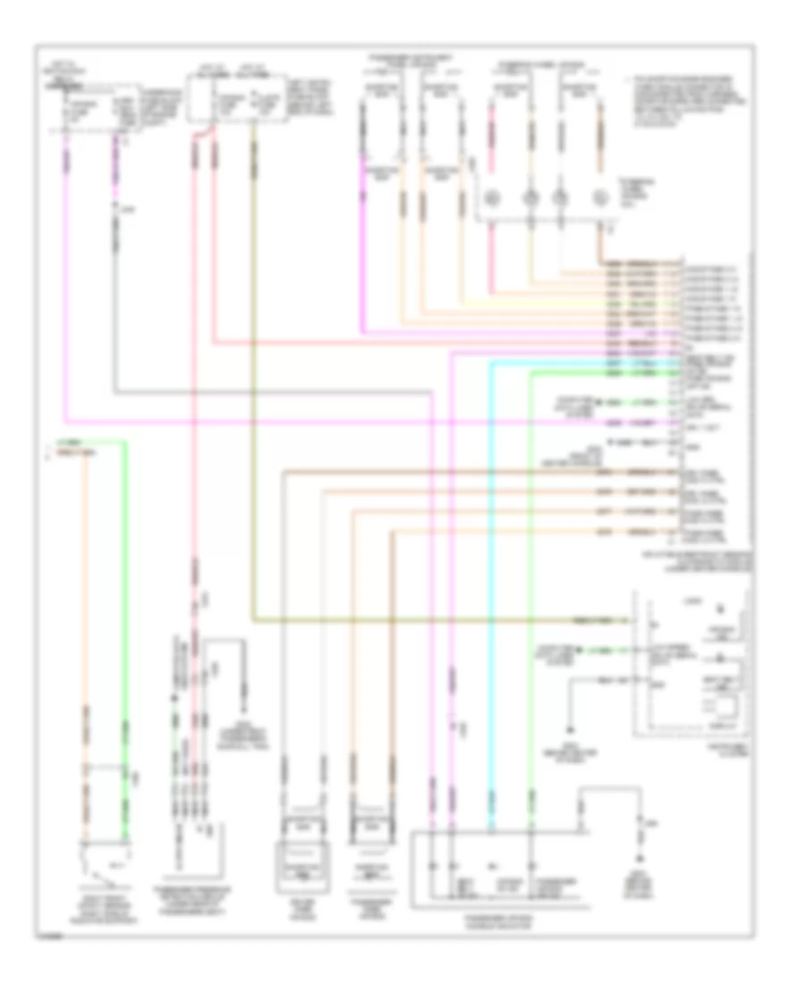 Supplemental Restraints Wiring Diagram (2 of 2) for Chevrolet Volt 2011