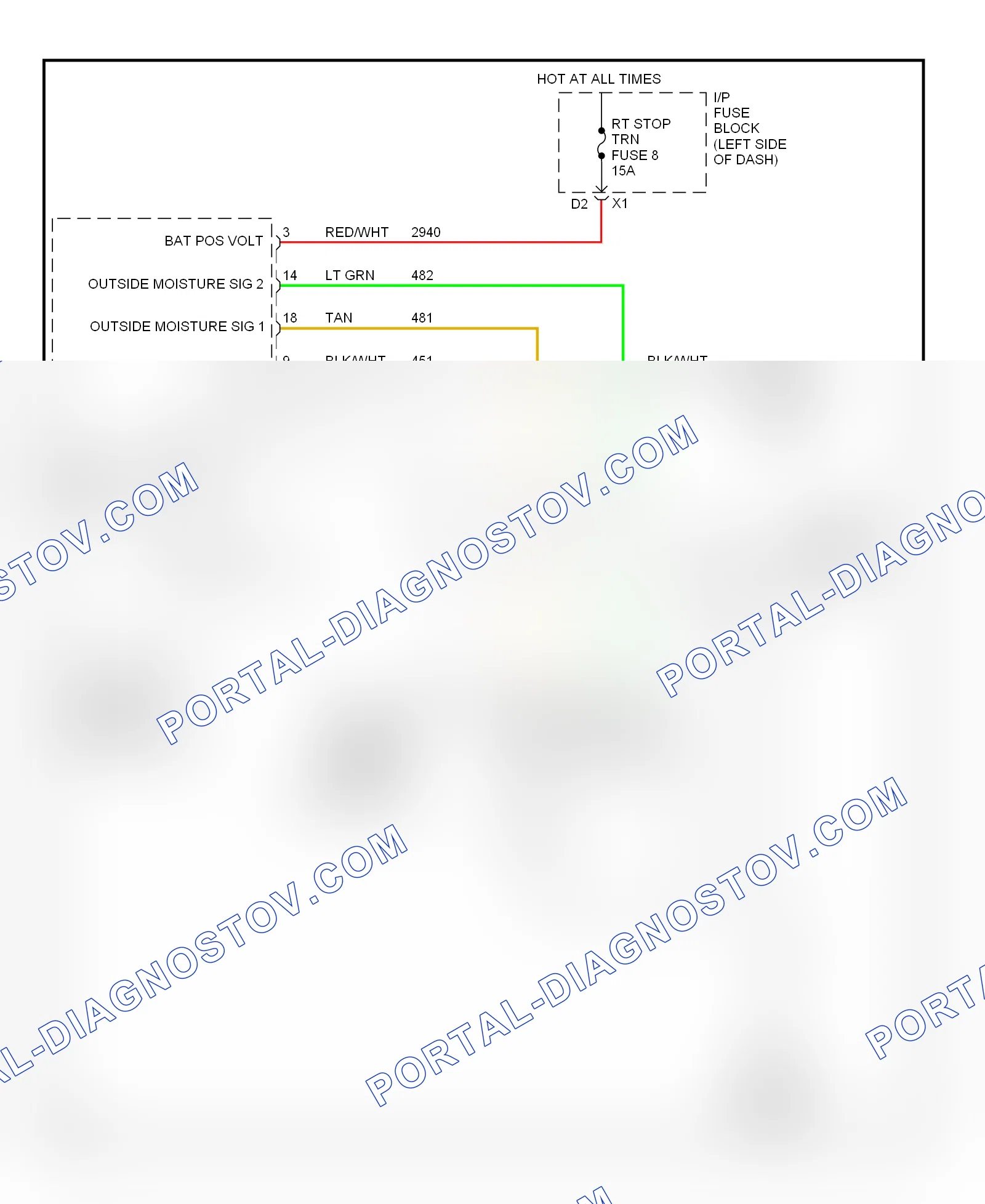 схема датчика влажности для Chevrolet Cab  amp; Chassis Silverado 3500 HD 2009