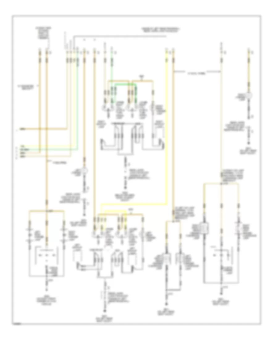 Exterior Lamps Wiring Diagram (3 of 3) for Chevrolet Cab  Chassis Silverado 3500 HD 2009