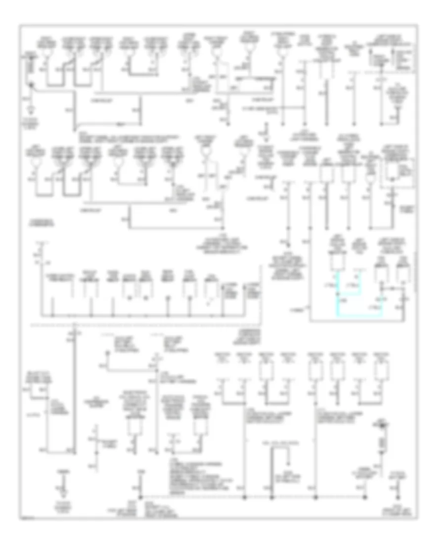 Ground Distribution Wiring Diagram 1 of 6 for Chevrolet Cab  Chassis Silverado HD 2009 3500