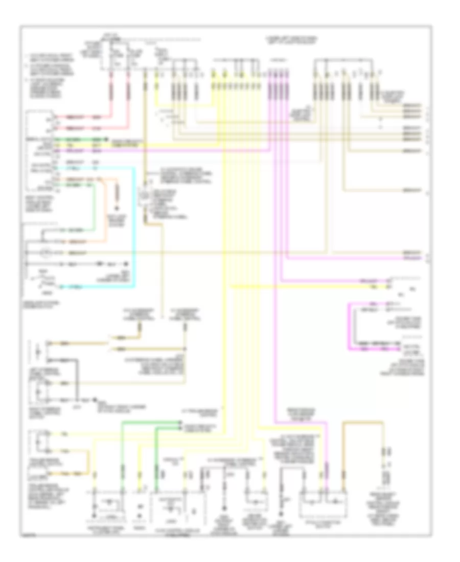 Instrument Illumination Wiring Diagram 1 of 2 for Chevrolet Cab  Chassis Silverado HD 2009 3500