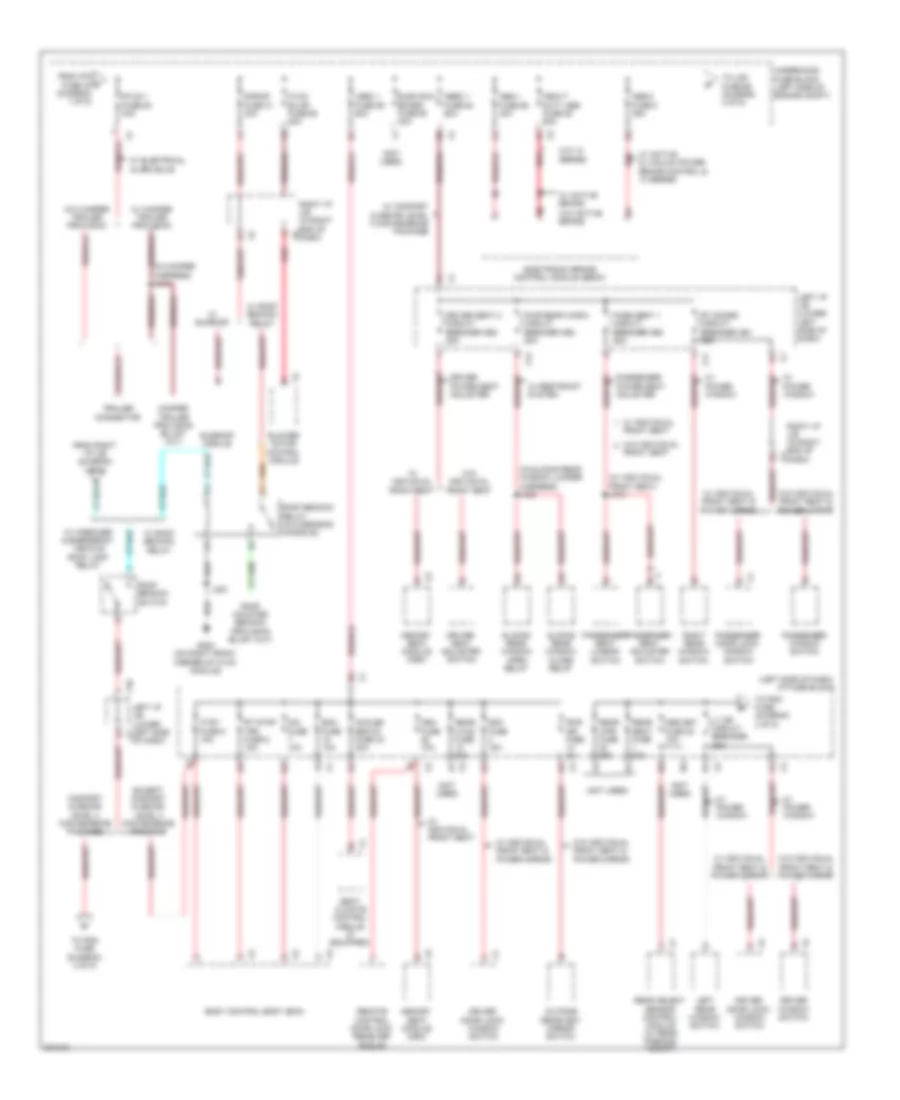 6 6L VIN 6 Power Distribution Wiring Diagram 2 of 5 for Chevrolet Cab  Chassis Silverado HD 2009 3500