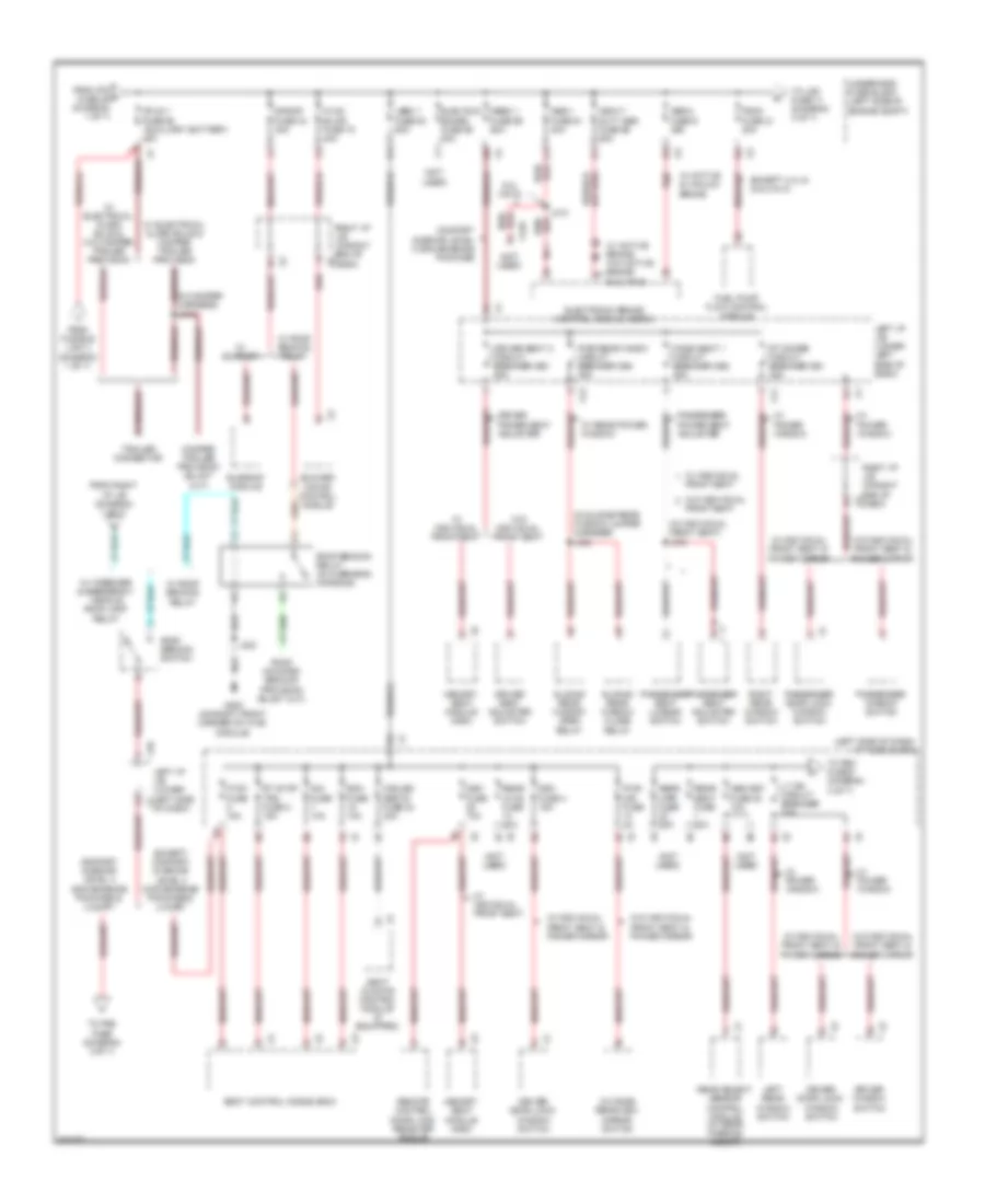 6.6L VIN K, Power Distribution Wiring Diagram (2 of 7) for Chevrolet Cab  Chassis Silverado 3500 HD 2009