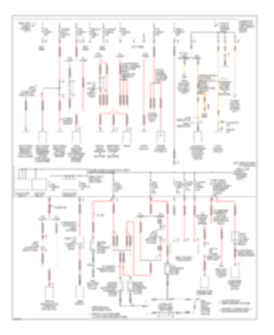 6.6L VIN K, Power Distribution Wiring Diagram (3 of 7) for Chevrolet Cab  Chassis Silverado 3500 HD 2009