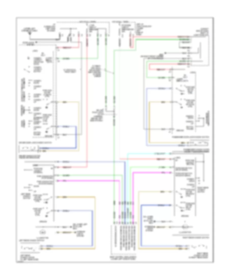 Power Windows Wiring Diagram with AN3 DL3 for Chevrolet Cab  Chassis Silverado HD 2009 3500