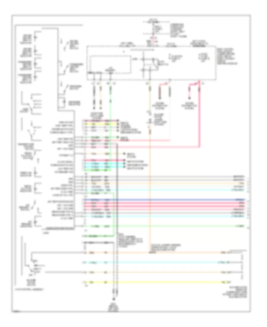 Manual AC Wiring Diagram (1 of 2) for Chevrolet HHR LS 2008