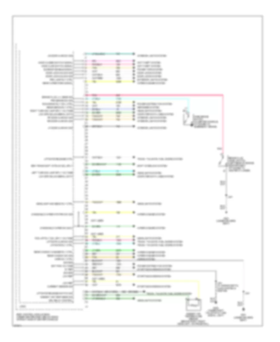 Body Control Modules Wiring Diagram 1 of 4 for Chevrolet HHR LS 2008