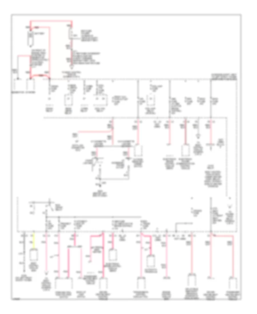 Power Distribution Wiring Diagram 1 of 4 for Chevrolet HHR LS 2008
