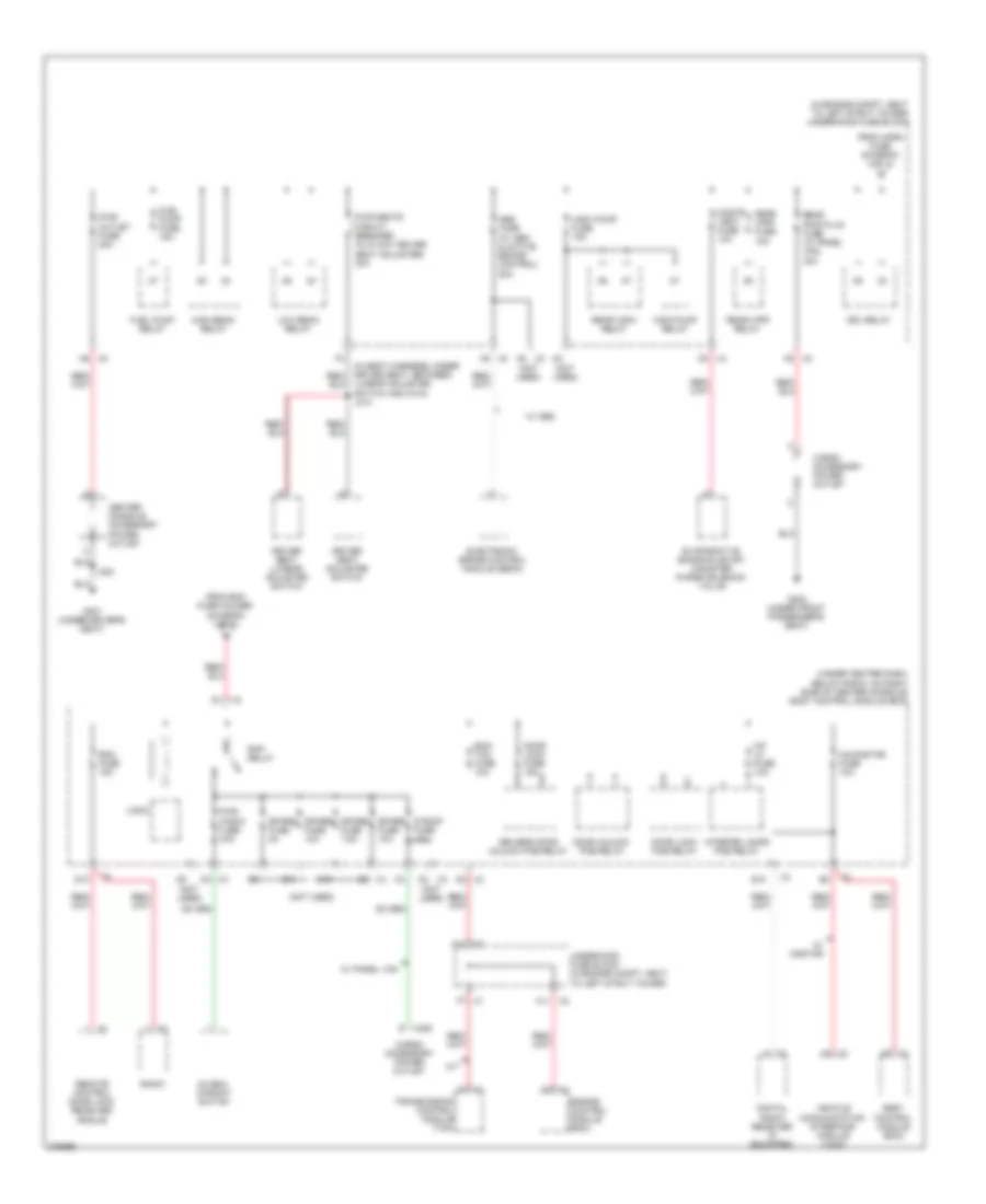 Power Distribution Wiring Diagram (2 of 4) for Chevrolet HHR LS 2008