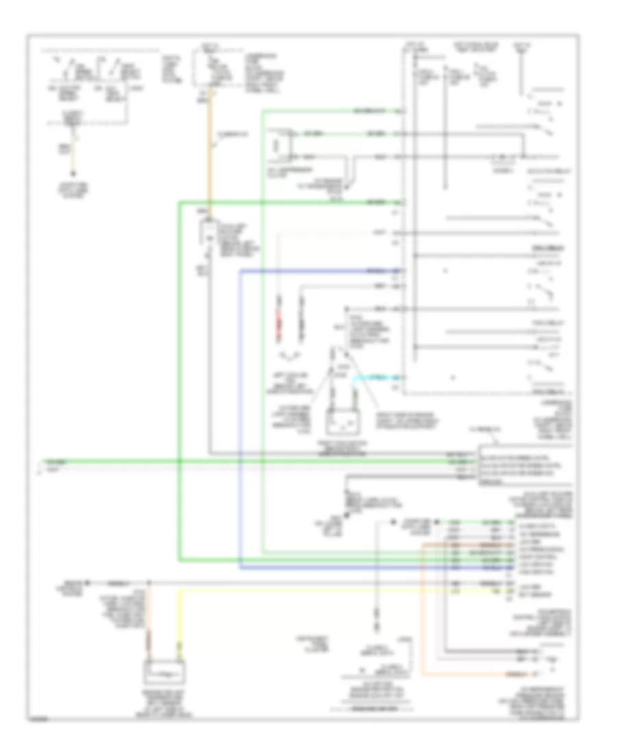 Manual A C Wiring Diagram 2 of 2 for Chevrolet Uplander 2005