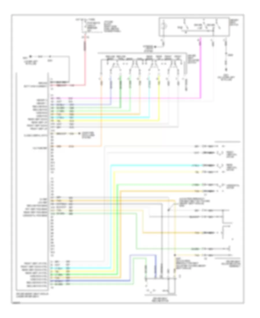 Memory Systems Wiring Diagram for Chevrolet Uplander 2005