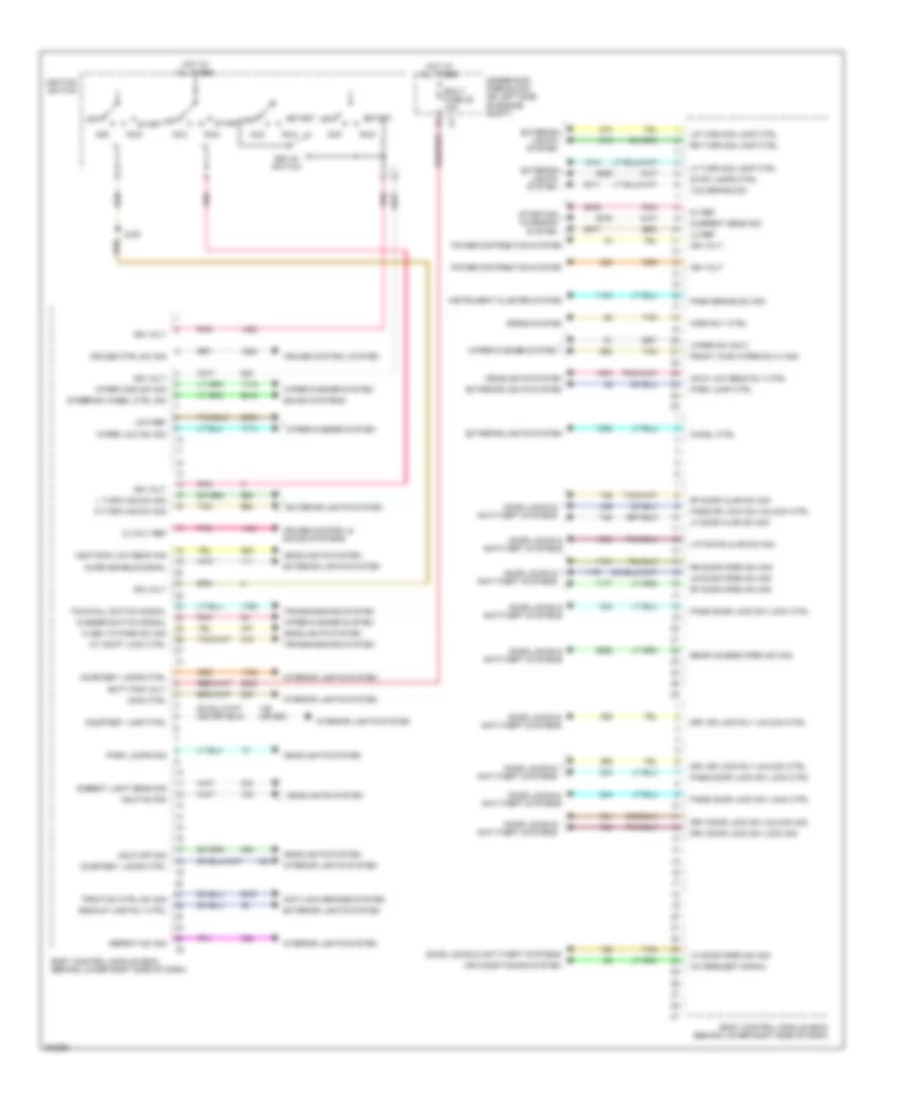 Body Control Modules Wiring Diagram 2 of 2 for Chevrolet Chevy Express G2009 1500