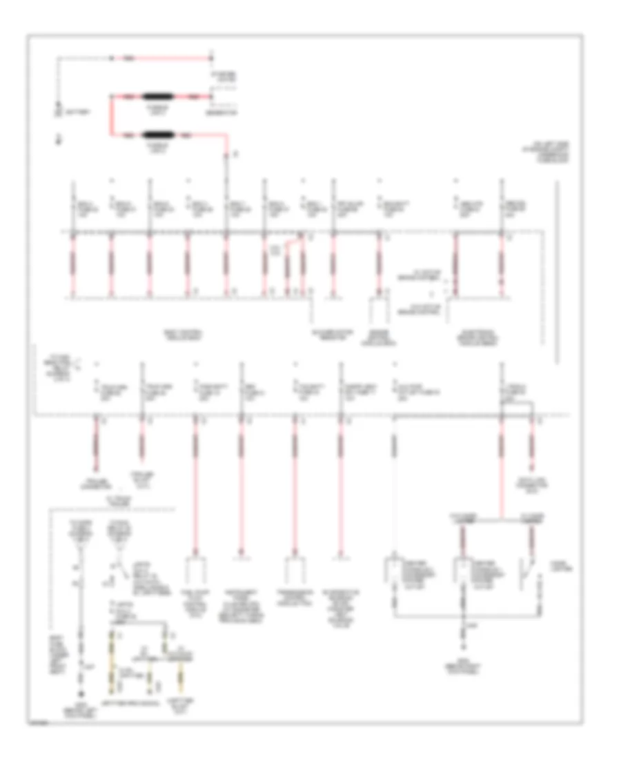 Power Distribution Wiring Diagram 1 of 4 for Chevrolet Chevy Express G2009 1500