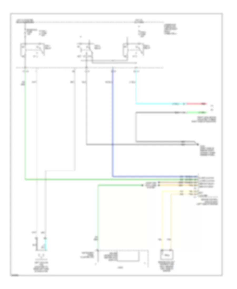 Cooling Fan Wiring Diagram for Chevrolet Traverse LS 2009