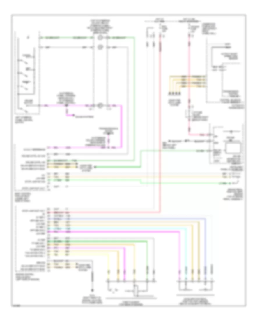 Cruise Control Wiring Diagram for Chevrolet Traverse LS 2009