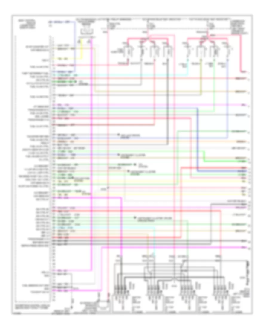 5.7L (VIN G), Engine Performance Wiring Diagrams (1 of 4) for Chevrolet Camaro 1998