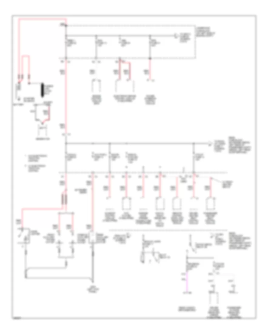 Power Distribution Wiring Diagram 1 of 5 for Chevrolet Malibu LTZ 2007