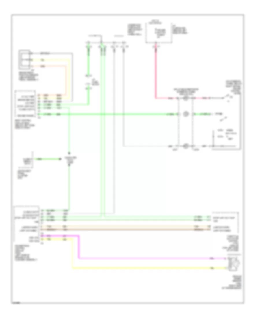 Cruise Control Wiring Diagram for Chevrolet Uplander LS 2005
