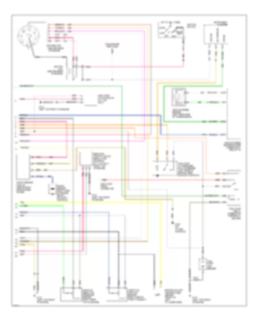 5.7L (VIN K), Engine Performance Wiring Diagrams, MT (2 of 2) for Chevrolet Pickup K3500 1995