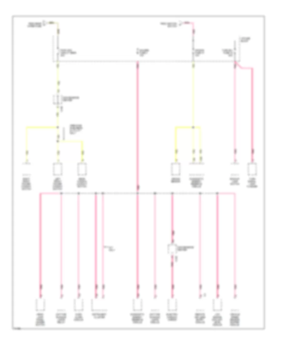 Power Distribution Wiring Diagram, Diesel (6 of 6) for Chevrolet Pickup K3500 1995