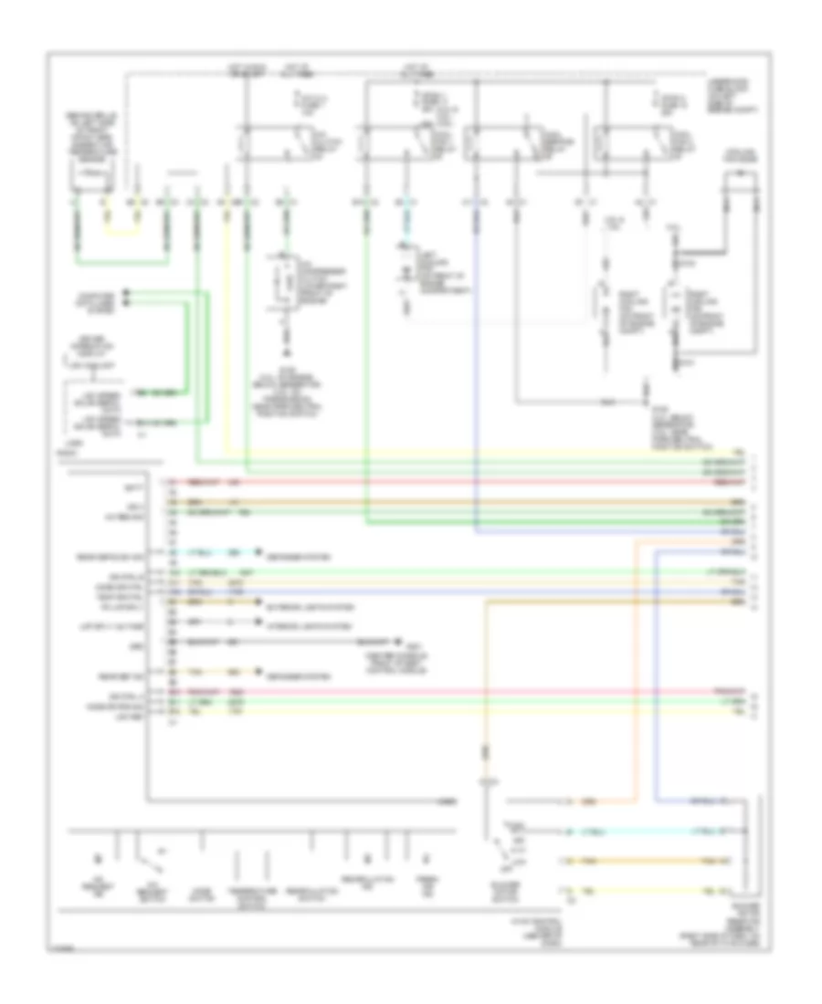 Manual A C Wiring Diagram 1 of 2 for Chevrolet Malibu SS 2006