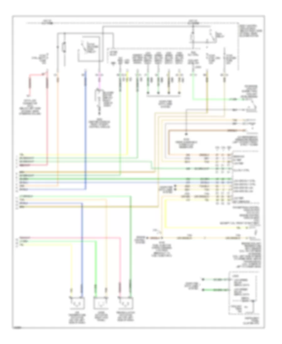 Manual A C Wiring Diagram 2 of 2 for Chevrolet Malibu SS 2006