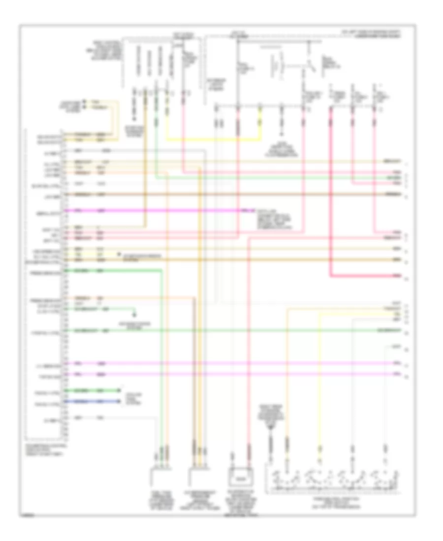 3.5L VIN 8, Engine Performance Wiring Diagram (1 of 5) for Chevrolet Malibu SS 2006