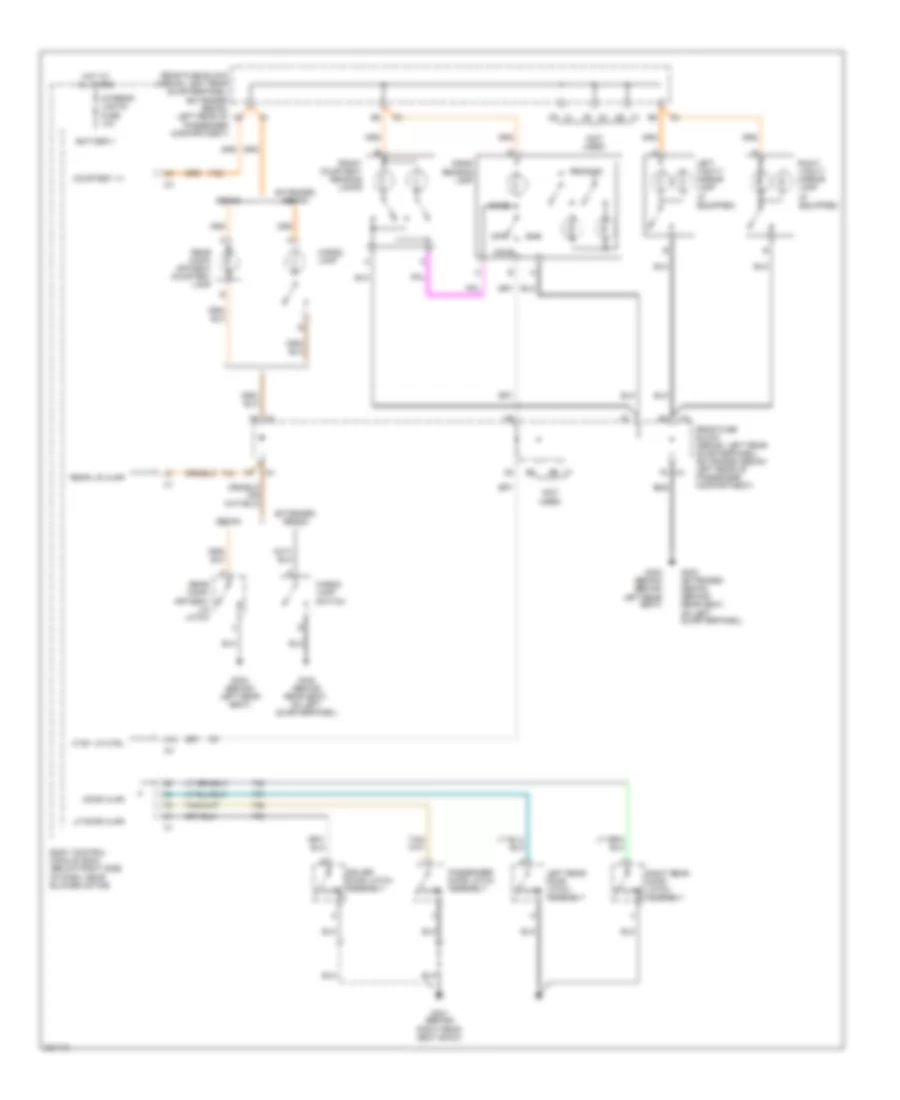 Courtesy Lamps Wiring Diagram for Chevrolet Malibu SS 2006