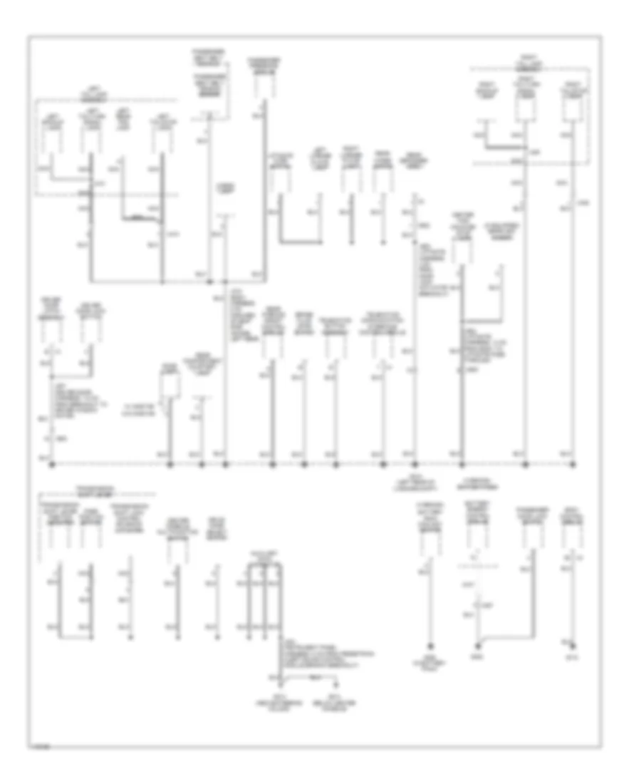 Ground Distribution Wiring Diagram 1 of 4 for Chevrolet Spark EV LT 2014