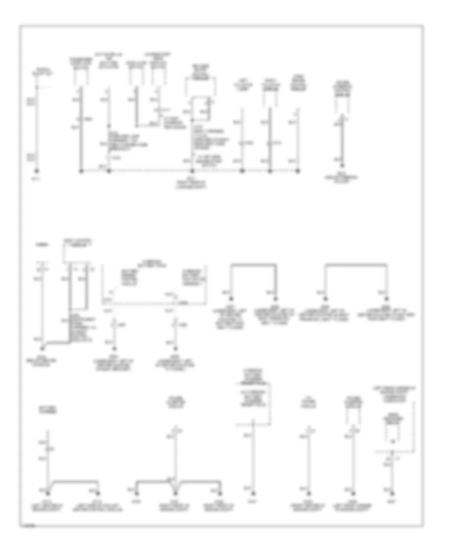 Ground Distribution Wiring Diagram 2 of 4 for Chevrolet Spark EV LT 2014