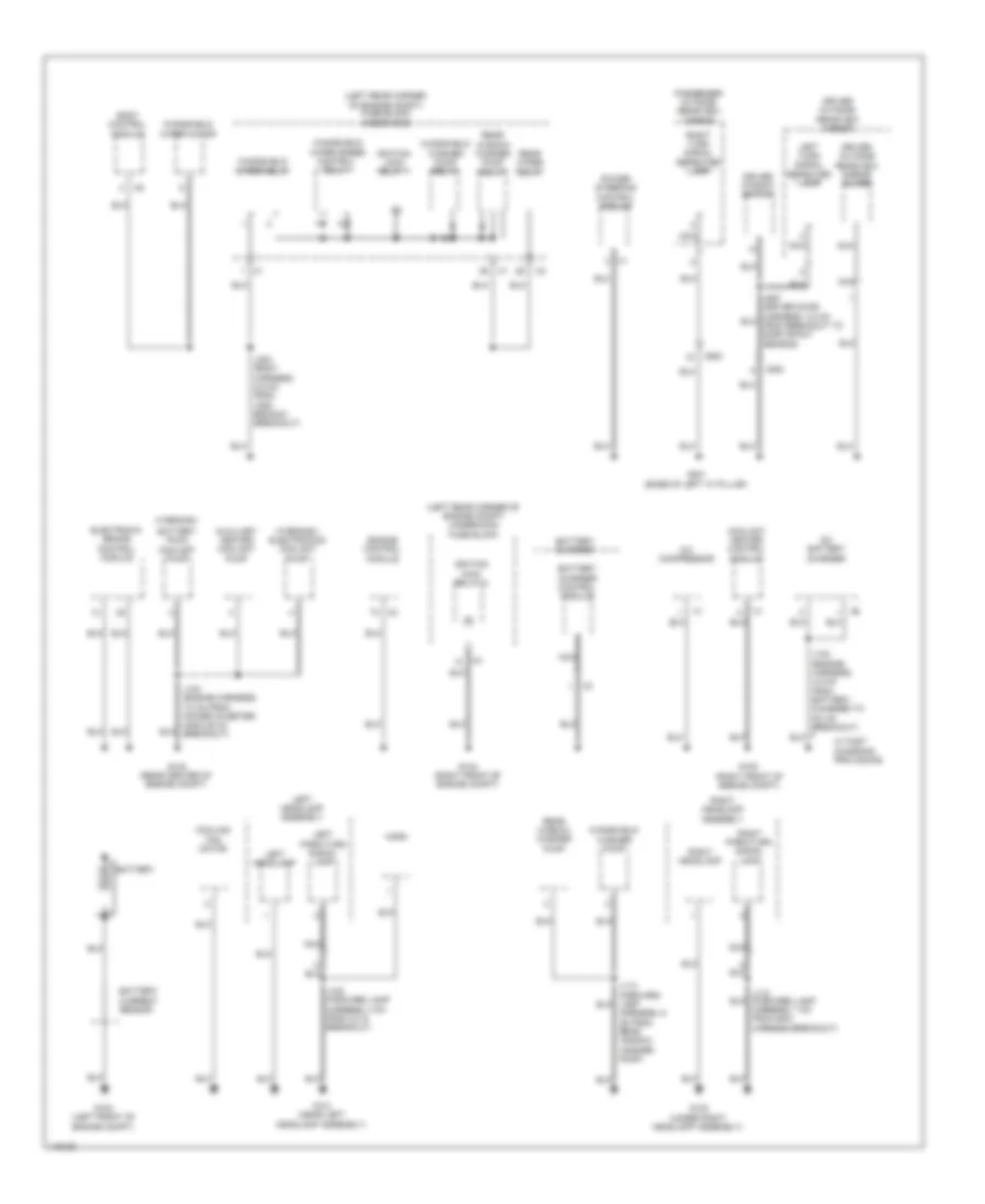 Ground Distribution Wiring Diagram (4 of 4) for Chevrolet Spark EV LT 2014