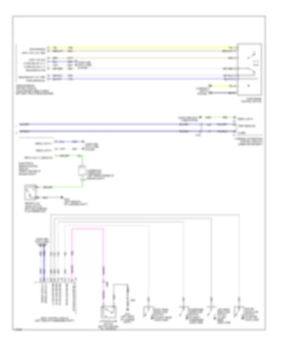 Instrument Cluster Wiring Diagram (2 of 2) for Chevrolet Spark EV LT 2014