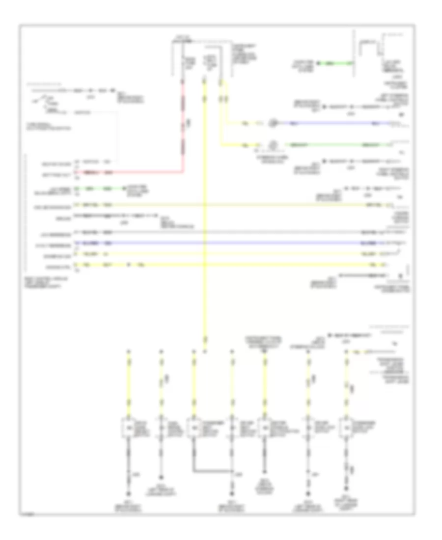 Instrument Illumination Wiring Diagram for Chevrolet Spark EV LT 2014