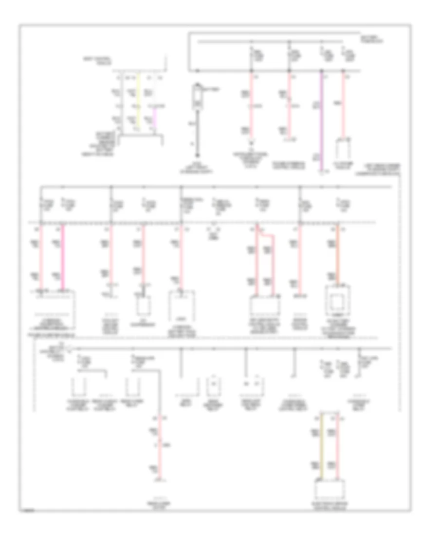 Power Distribution Wiring Diagram 1 of 5 for Chevrolet Spark EV LT 2014