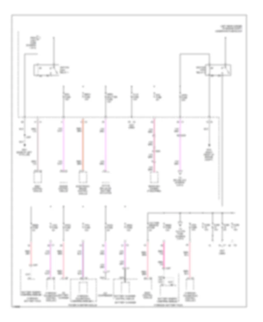 Power Distribution Wiring Diagram 2 of 5 for Chevrolet Spark EV LT 2014